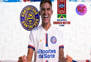 Bahia anuncia as contratações de Michel Araújo e Rodrigo Nestor, meias do São Paulo