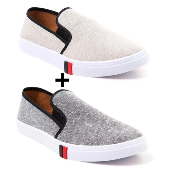 Kit 2 Tênis Iate Slip On - Imagem 7